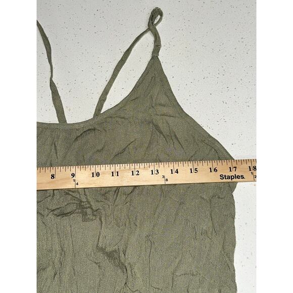 prAna Fernie Wide Leg Jumpsuit Romper Sweet Agave Large Beach Coverup NWT - Picture 12 of 14